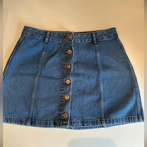 Forever 21 Denim Skirt with Buttons